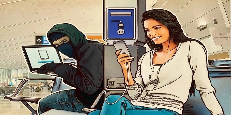 ¿Se pueden piratear teléfonos móviles mediante estaciones de carga públicas?